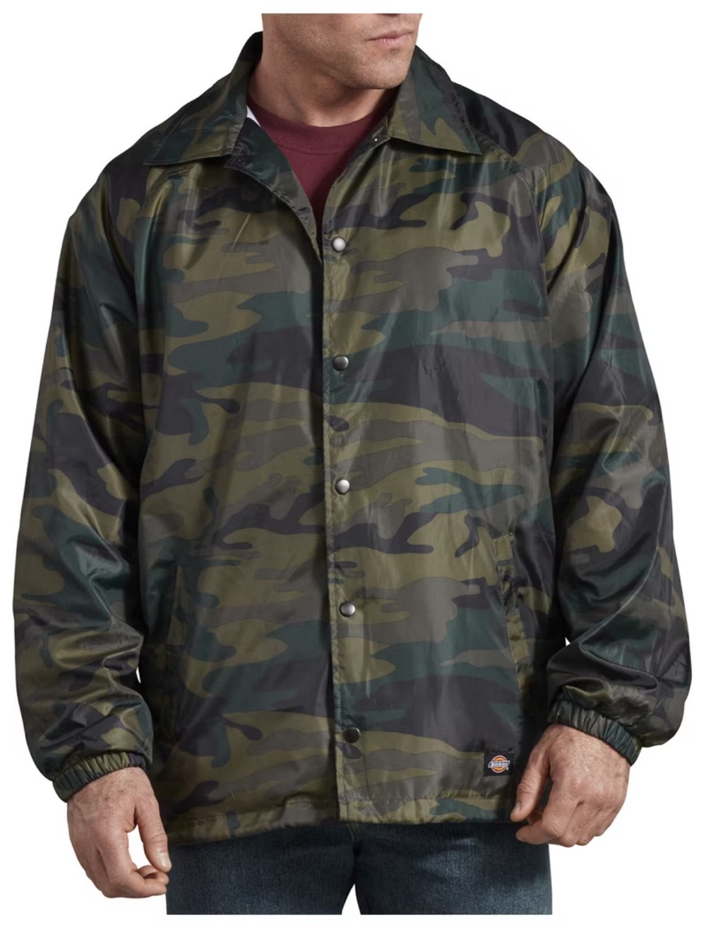 Dickies Coaches Jacket Camo  Mens Size M